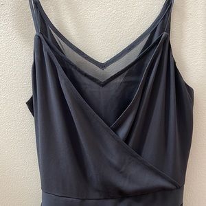 Express Romper Black Sheer